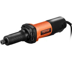 VEVOR Geradschleifer 820W Mini-Schleifer 7000-30000 U/min Stabschleifer 6 Geschwindigkeiten Multischleifer mit 1,8m Kabel 1/4" und 1/8" Spannzange Wasserdicht Geräuscharm Schleifen Polierens Schneiden