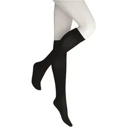 KUNERT Damen Kniestrümpfe druckfrei FLY&CARE - black - 37-38