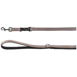 Flamingo Hundeleine Trainingsleine Abbi taupe Maße: 250 cm / 25 mm