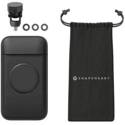 Shapeheart Motorrad Spiegel-Lochstopfen Smartphone Halterung, schwarz, Größe M für Männer