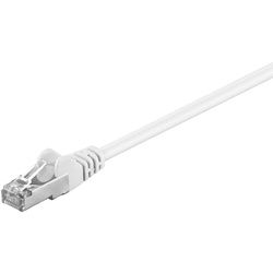 Goobay CAT 5e Patchkabel, SF/UTP, weiß