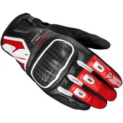 Spidi G-Warrior Motorradhandschuhe, schwarz-rot, Größe XL für Männer