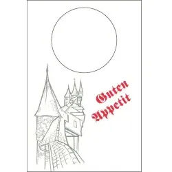 Mank Lätzchen 39879 , 1 Karton = 2 x 100 Stück = 200 Lätzchen, "Ritterburg"