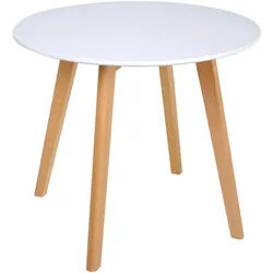 My Baby Lou Kindertisch , Weiß, Buchefarben , Holz, Holzwerkstoff , Buche , massiv , Uni , rund , eckig , 50.5 cm , einfacher Aufbau , Babymöbel & Kindermöbel, Babyzimmer, Kindersessel & Kindertische