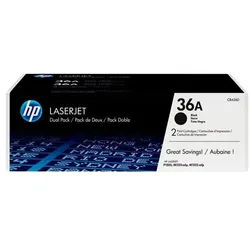 HP Lasertoner Doppelpack 36A sw