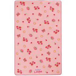 Xxxl Kinderteppich , Rosa , Textil , Blume , rechteckig , 100x160 cm , Oeko-Tex® Standard 100 , für Fußbodenheizung geeignet, rutschfest , Teppiche Und Böden, Teppiche, Kinderteppiche