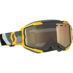 Scott Fury Light Sensitive Camo Grau/Gelbe Ski Brille, schwarz-grau-gelb für Männer