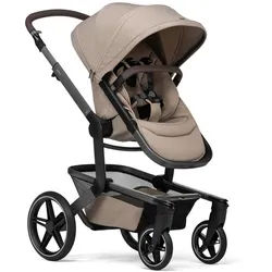 Joolz Kinderwagen , Taupe , Textil , 94x60x113 cm , Feststellbremse, Federung, 5-Punkte-Gurt, für Babyschale geeignet, Griff in Lederoptik, abnehmbarer Schutzbügel , Baby on Tour, Kinderwagen, Kombikinderwagen