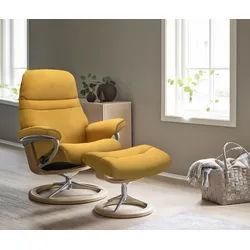 Stressless® Fußhocker »Sunrise«, mit Signature Base, Gestell Eiche Stressless® yellow Q2 FARON