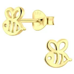 Order & Smile Schmuck Paar Ohrstecker Ohrstecker Biene 925 Silber Ohrringe
