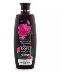 Biofresh Cosmetics Duschgel Rose of Bulgaria for Men 2in1 Shower Gel & Shampoo 330 ml