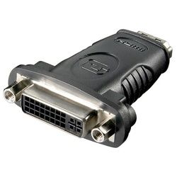 HDMITM/DVI-I adapter nickel plated