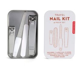 Kikkerland TRAVEL NAIL KIT Gr.1,77 X 6 X 9,4 - Nagelpflege - weiß