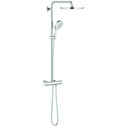 Duschsystem Rainshower SmartActive 310 27968_1, mit Thermostatbatterie, Wandmontage, Kopfbrause 27478000, Handbrause 26574000