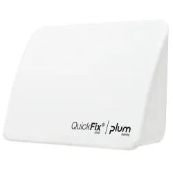 Plum QuickFix Pflasterspender UNO, weiß, Pflaster entpacken sich beim Herausziehen von selbst, 1 Spender - ohne Befüllung