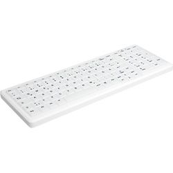 Active Key MedicalKey AK-C7000 - Tastatur - kabellos - 2.4 GHz - Deutsch - weiß