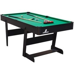 Ambia Garden Billardtisch , Grün, Schwarz , Holz , 79x76x152 cm , Freizeit & Co, Spieltische, Billardtische