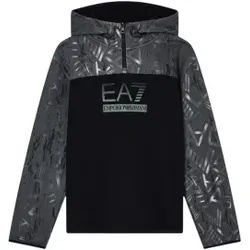 EA7 für Jungen. 7B000180_AF16549 Coft Sweatshirt schwarz (10Años= 142cm), Lässig, Baumwolle, Langarm, Kinderbekleidung