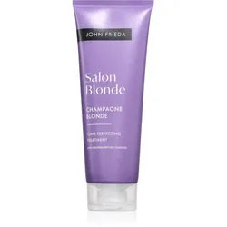 John Frieda Salon Blonde Tone Perfecting Treatment Tönungscreme für eine leuchtendere Haarfarbe Farbton Sparkling Wine 120 ml