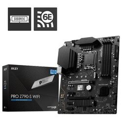 PRO Z790-S WIFI Mainboard - Intel Z790 - Intel LGA1700 socket - DDR5 RAM - ATX