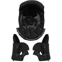 LS2 FF800 Storm Innenfutter & Wangenpolster, schwarz-grau, Größe XS