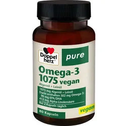 DOPPELHERZ Omega-3 1075 vegan pure Kapseln 80 St.