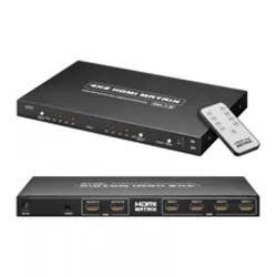 HDMI Splitter 4x Input / 2x Output 3-D-Fähig