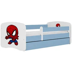Raumhirsch Furniture Kinderbett Spiderman mit Schublade 140/70 80/61/144 , Blau , Holzwerkstoff , Rechteckig , 70x140 cm , FSC 100% , Babymöbel & Kindermöbel, Kinderzimmer & Jugendzimmer, Kinderbetten