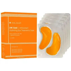 Dr. Eve_Ryouth 24K Gold + Antioxidans hydratisierende Augentratingschwämchen 50 g Unisex
