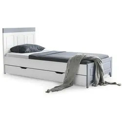 Xlmoebel Kinderbett Einzelbett von XLMOEBEL mit Stauraum in stilvollem Grauton (1-tlg), Made in Europa grau