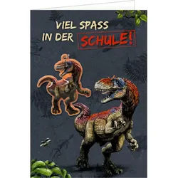 Coppenrath Grußkarten Coppenrath Verlag Grußkarte mit Anhänger - Viel Spaß in der Schule! (T
