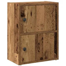 vidaXL Bücherregal Bücherregal Altholz-Optik 40x24x52 cm Holzwerkstoff, 1-tlg.