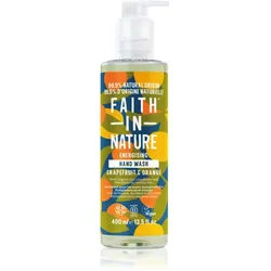 Faith In Nature Grapefruit & Orange natürliche Flüssigseife für die Hände 400 ml