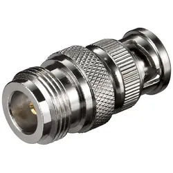 Goobay N-Kupplung > BNC-Stecker - mit vergoldetem Kontakt