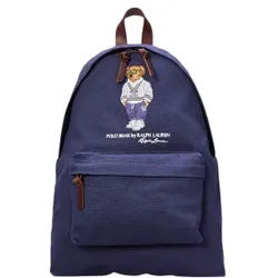 Polo Ralph Lauren Unisex. 405962432001 Seebär Leinwand Rucksack (OSFA), Lässig, Baumwolle, Marine