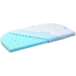 Babybay Beistellbettmatratze , Textil , Füllung: Komfortschaum , 89x49.50 cm , Bezug abnehmbar/waschbar, Ober- und Unterseite versteppt, atmungsaktiv, schadstoffgeprüft, Nässeschutz, antibakteriell , Babymöbel & Kindermöbel, Babyzimmer, Babymatratzen