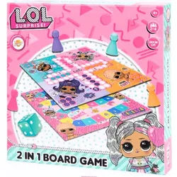 L.O.L. SURPRISE! Spielwelt 2-in-1 L.O.L. Surprise Brettspiel - Ludo & Wettrennen