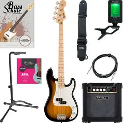 Squier Sonic Precision Bass 2-Color Sunburst Starter Set