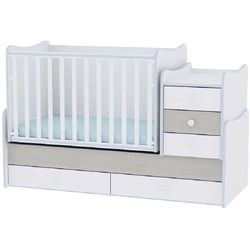 Lorelli Babybett Maxi Plus New Schaukelfunktion Jugendbett Schrank Schreibtisch in blau