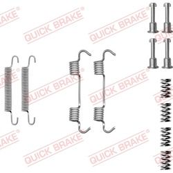 QUICK BRAKE Zubehörsatz Feststellbremsbacken Hinten (105-0801) für BMW 1 3 Z4 4