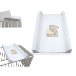 Micoland Wickeltisch Wickeltisch Wickelbrett Wickelplatte 80x50 cm universal weiß