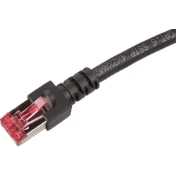 PATCH-C6 40 SW - 40 m Cat.6 PiMF-Patchkabel, schwarz