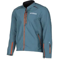 Klim Marrakesh 2023 Motorrad Textiljacke, blau-orange, Größe XL für Männer