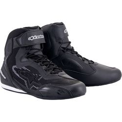 Alpinestars Faster 3 Rideknit Motorradschuhe, schwarz-grau, Größe 39 für Männer