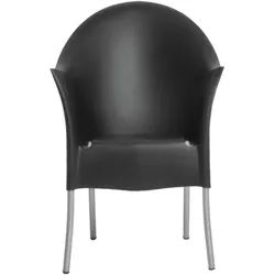 Armlehnsessel Lord Yo driade schwarz, Designer Philippe Starck, 94.5x62.5x66 cm