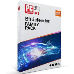 Bitdefender Family Pack 2025/2026 | Vollversion | bis zu 15 Geräte | 2 Jahre