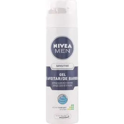 Nivea, Rasierschaum + Rasiergel, MEN SENSITIVE gel afeitar anti-irritaciones 200 ml (200 ml, Rasiergel)