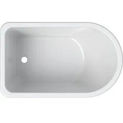 Geberit Bambini Badewanne 406010016 47 x 76,5 x 28,5 cm, asymetrisch, 40 l, weiß-alpin