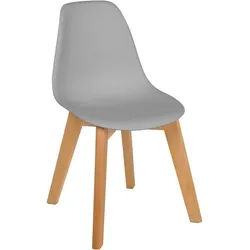My Baby Lou Kinderstuhl , Grau, Buchefarben , Holz, Kunststoff , Buche , massiv , Uni , 31x57x38 cm , Babymöbel & Kindermöbel, Babyzimmer, Kindersessel & Kindertische