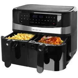 Emerio AF-126672.4 Fritteuse Doppel 9 l Eigenständig 2400 W Heißluftfritteuse Schwarz